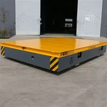 Elektrische platte wagen zonder rails